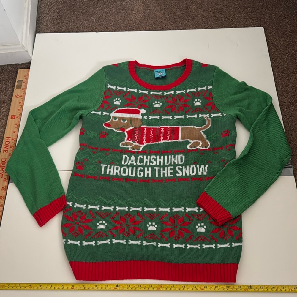 Dachshund holiday sweater